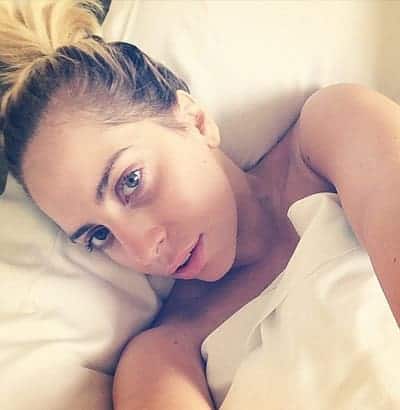 This Lady Gaga wake up selfie is too perfect to be true