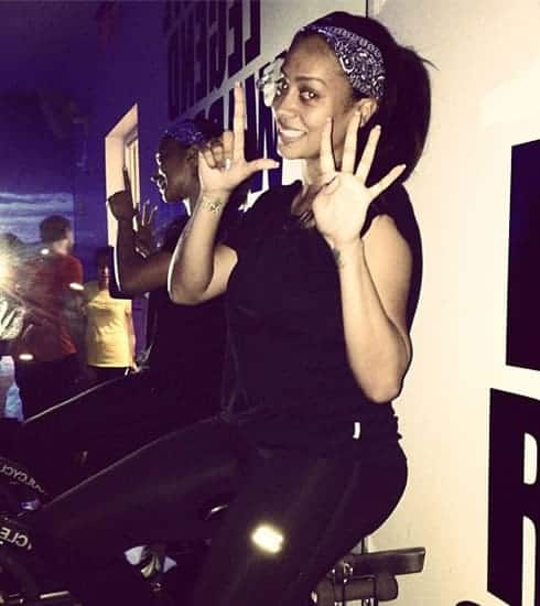 Lala Anthony with six more to go