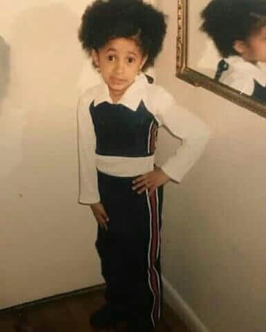 Cardi B had the cutest afro hair