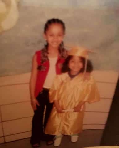Cardi looks like the proudest sister