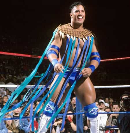 Dwayne Johnson wrestling debut