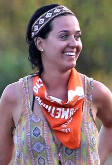 Katy Perry bonding with nature