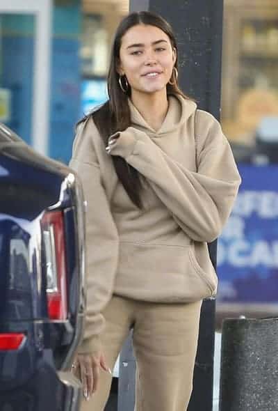 Madison Beer at the gas station