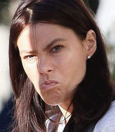 Sofia Vergara grumpy face