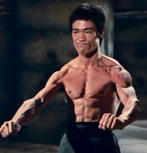 Bruce Lee used an EMS device to train his body muscles