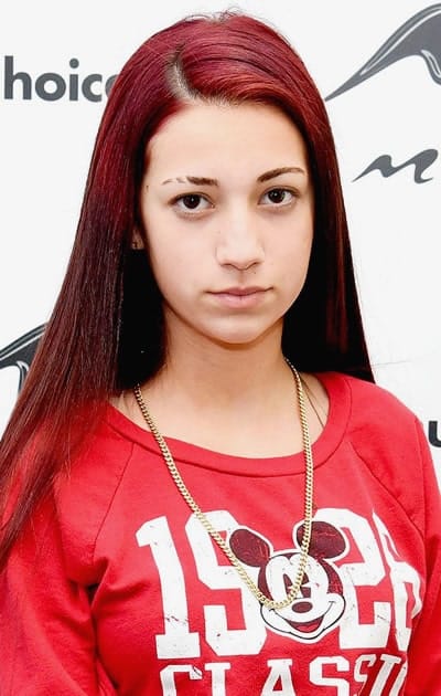 Bhad Bhabie a lady in red