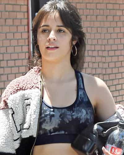 Camila Cabello heading to the gym
