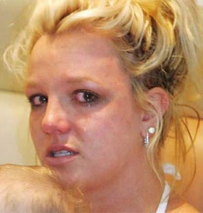 Top 9 Pictures of Britney Spears Without Makeup