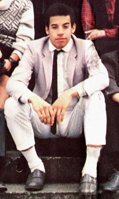 Vin Diesel was a high schooler with style