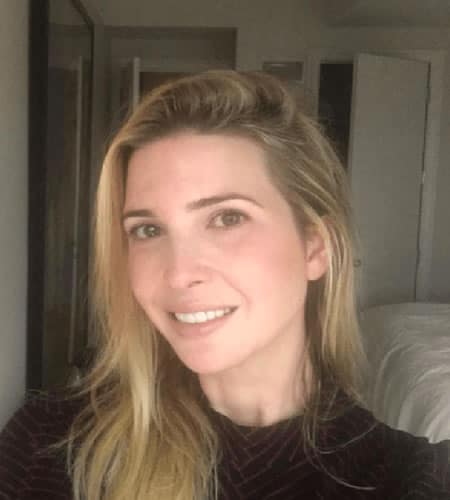 Ivanka Trump waking up in bedroom selfie