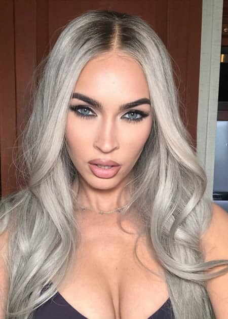Megan Fox gray hair color