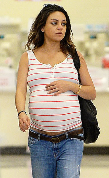 Mila Kunis pregnant