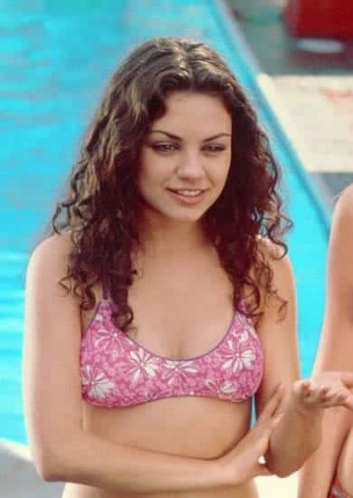 Mila Kunis young and natural