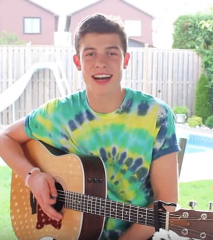 Shawn Mendes starting his singing journey