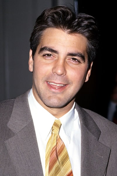 George Clooney looked like a car salesman