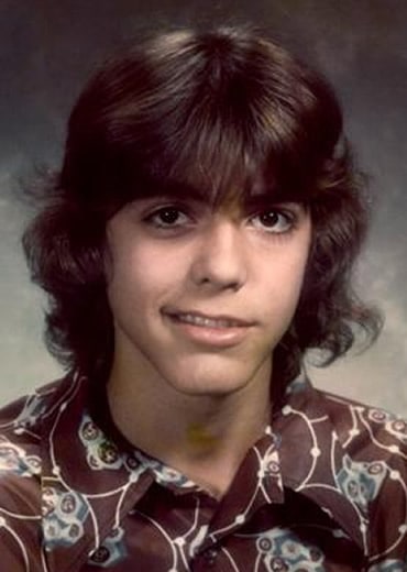 George Clooney as a teenager