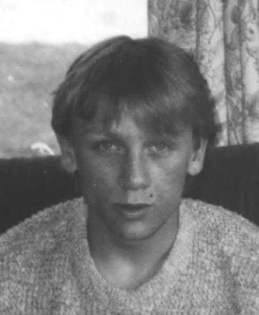 Daniel Craig looked like a trouble maker in his teen
